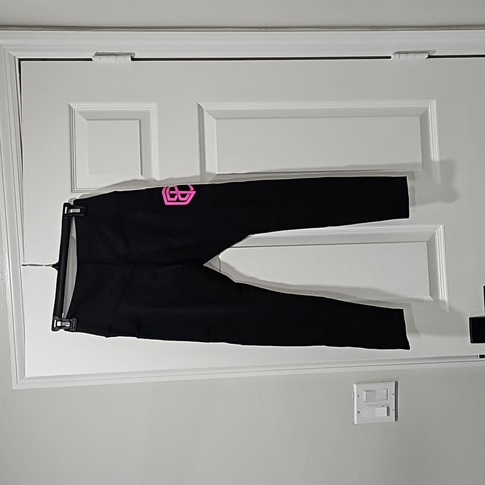 Born Primative Black Women's Leggings with Pink Logo